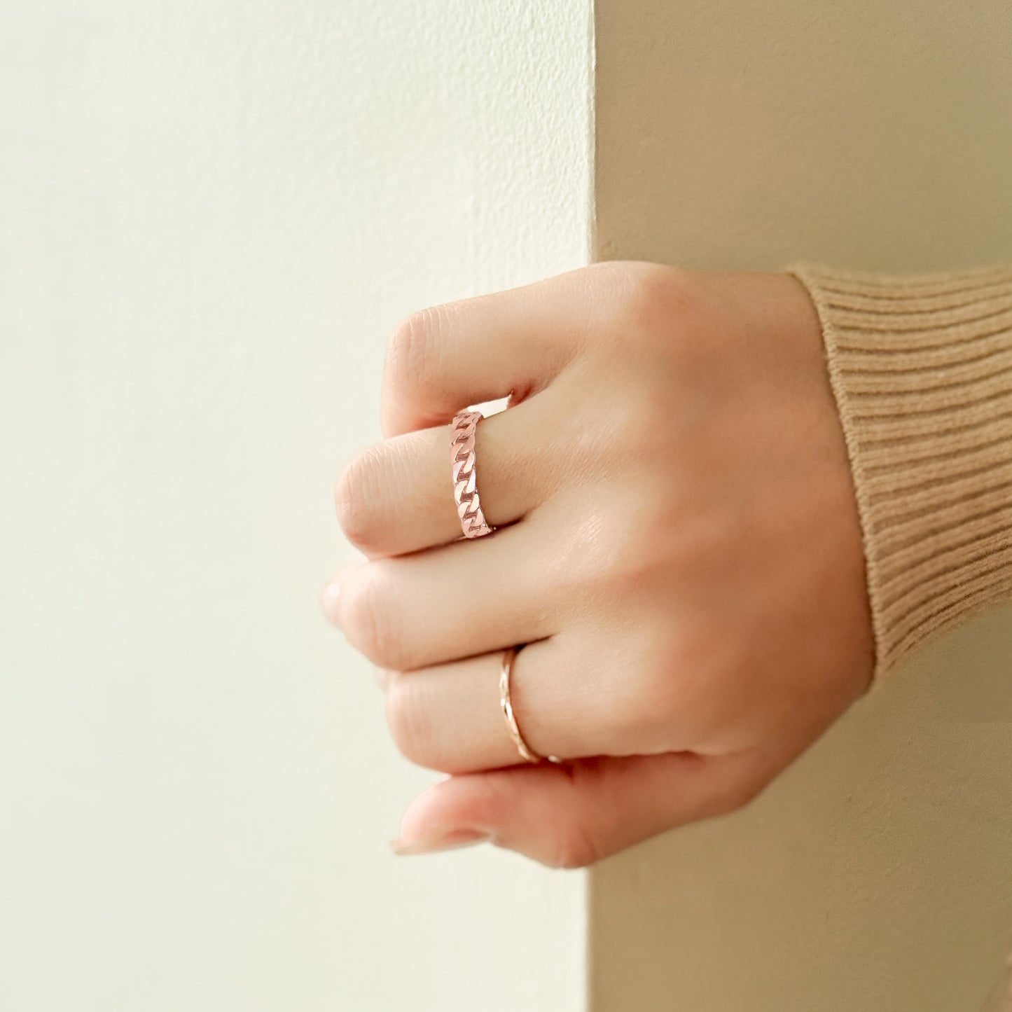 Chain Link Band Ring