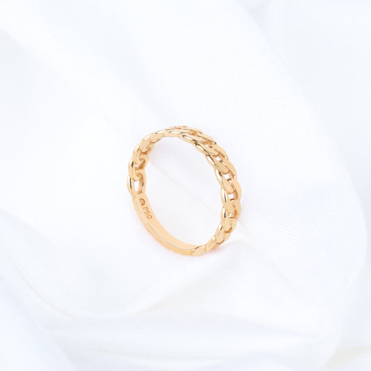 Chain Link Band Ring