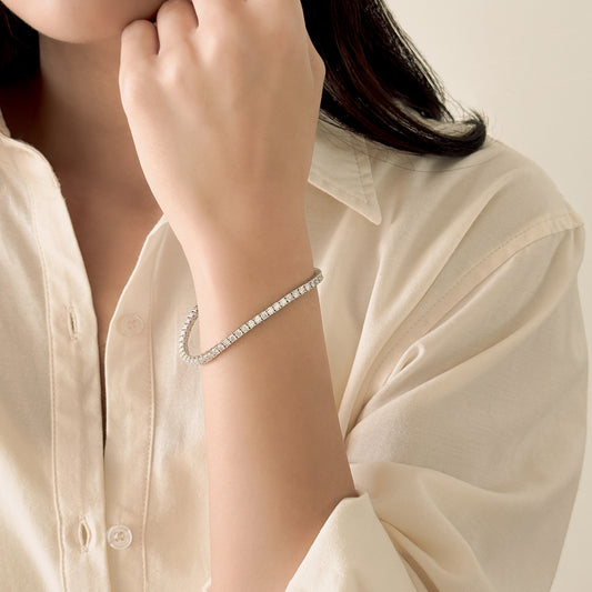 Lab Grown Diamond Tennis Bracelet, 3mm