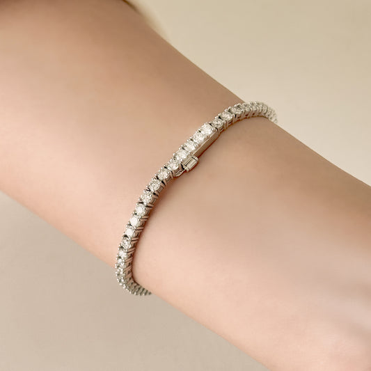 Lab Grown Diamond Tennis Bracelet, 3mm