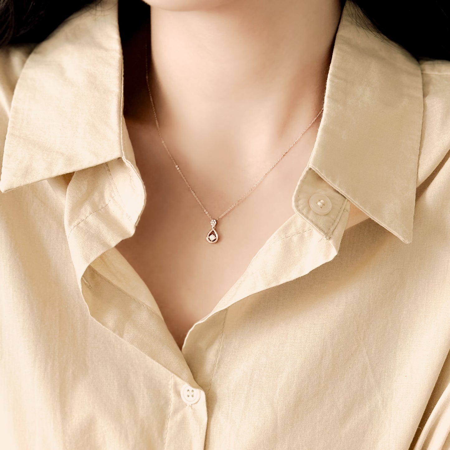 Radiant Drop Necklace