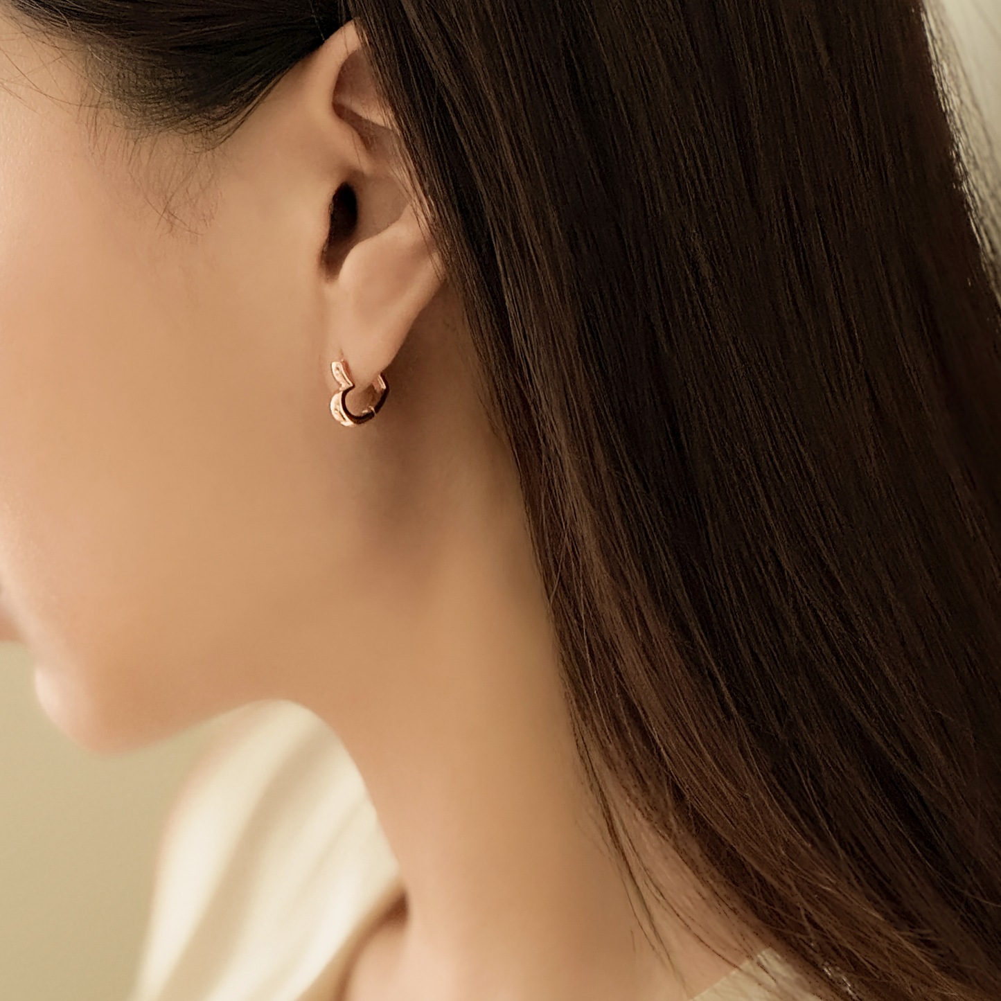 Heart Hoop Earrings