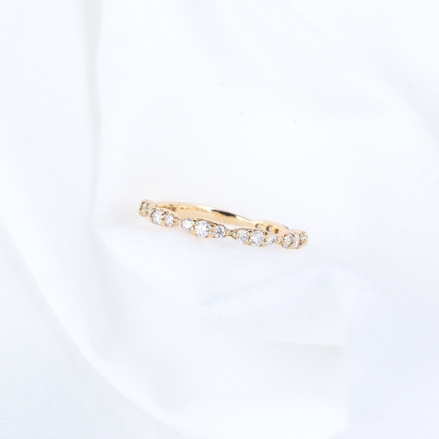 Lab Grown Diamond Marquise Half Eternity Band
