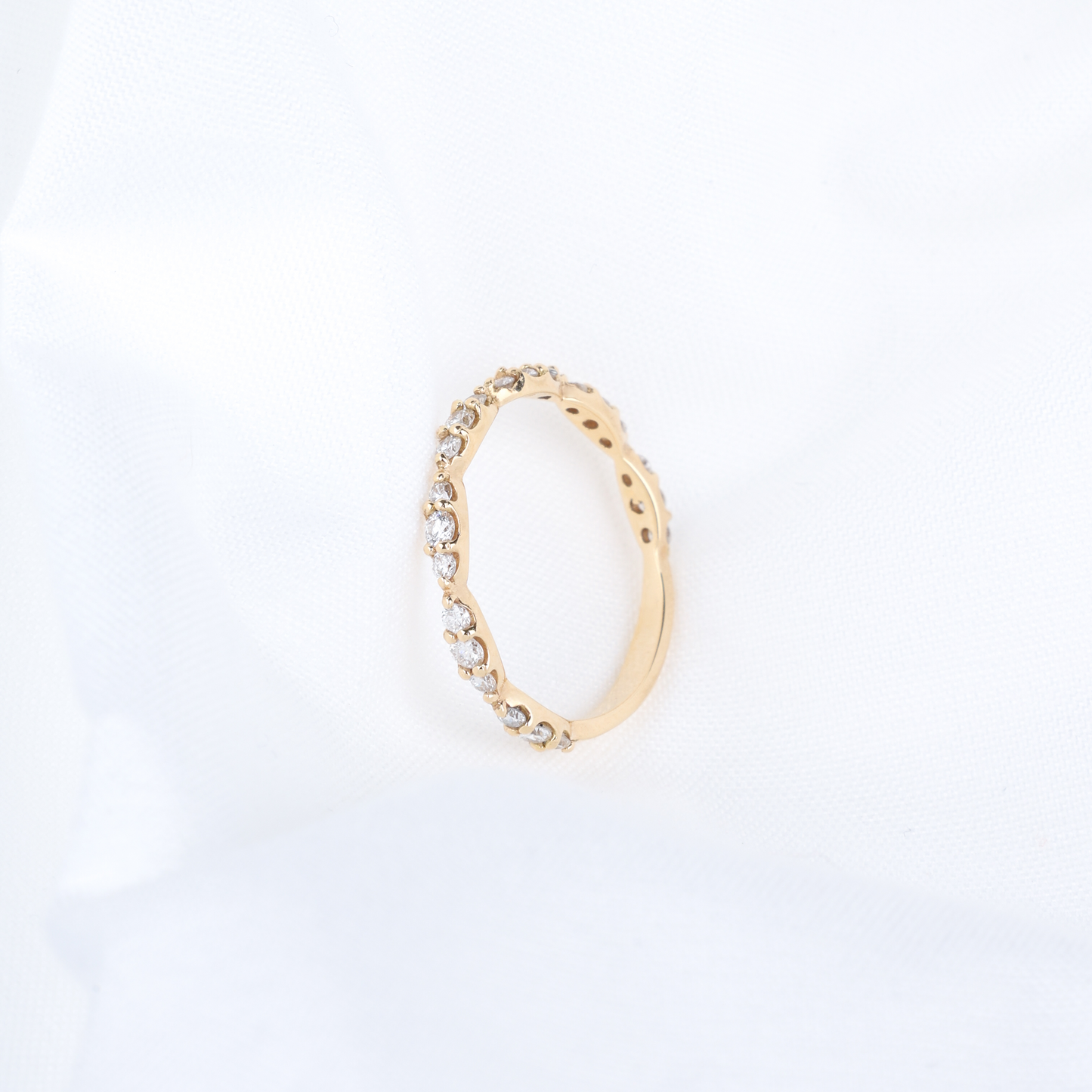 Lab Grown Diamond Marquise Half Eternity Band