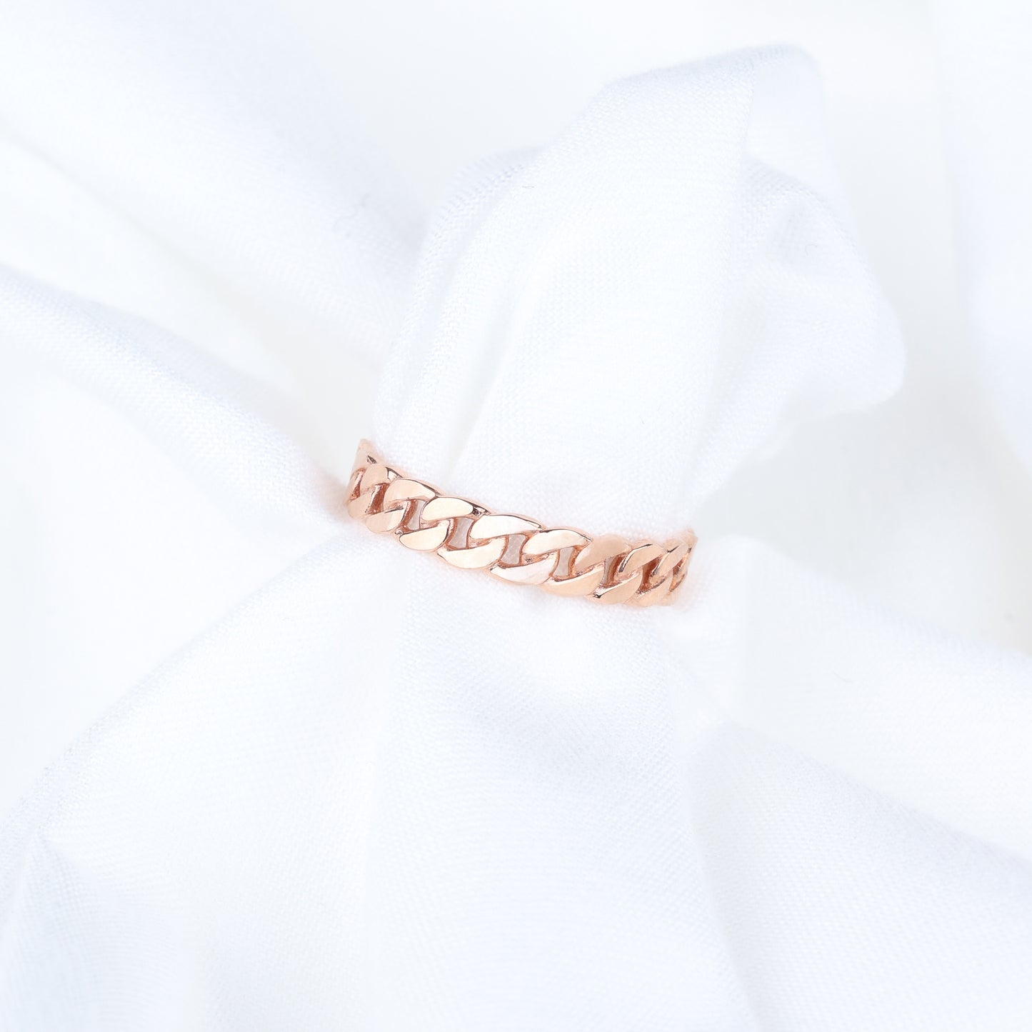 Chain Link Band Ring