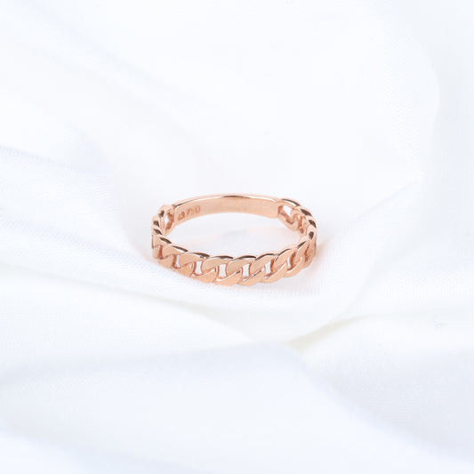 Chain Link Band Ring
