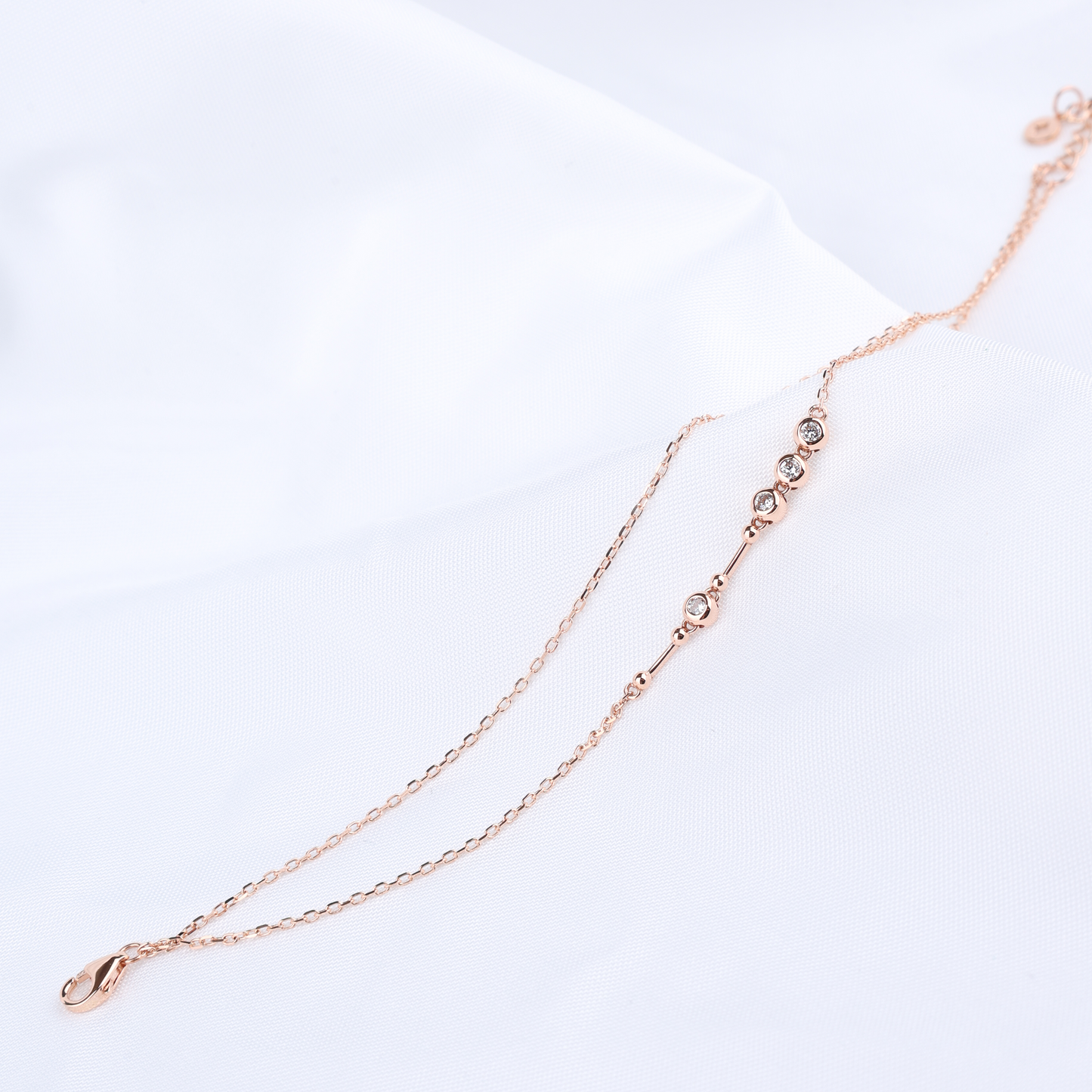 Double Layered Lab Grown Diamond Bracelet