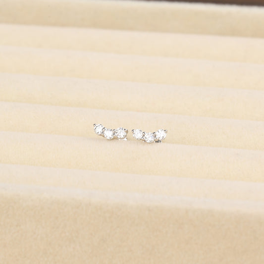 Arc Stud Earrings
