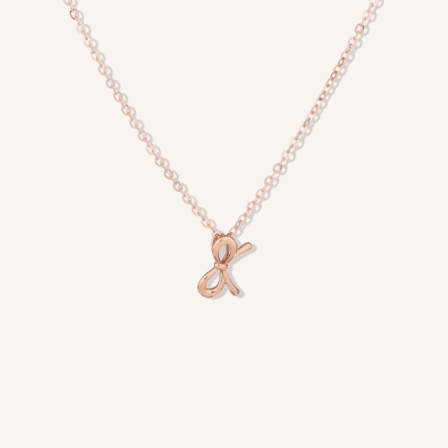 Golden Ribbon Necklace