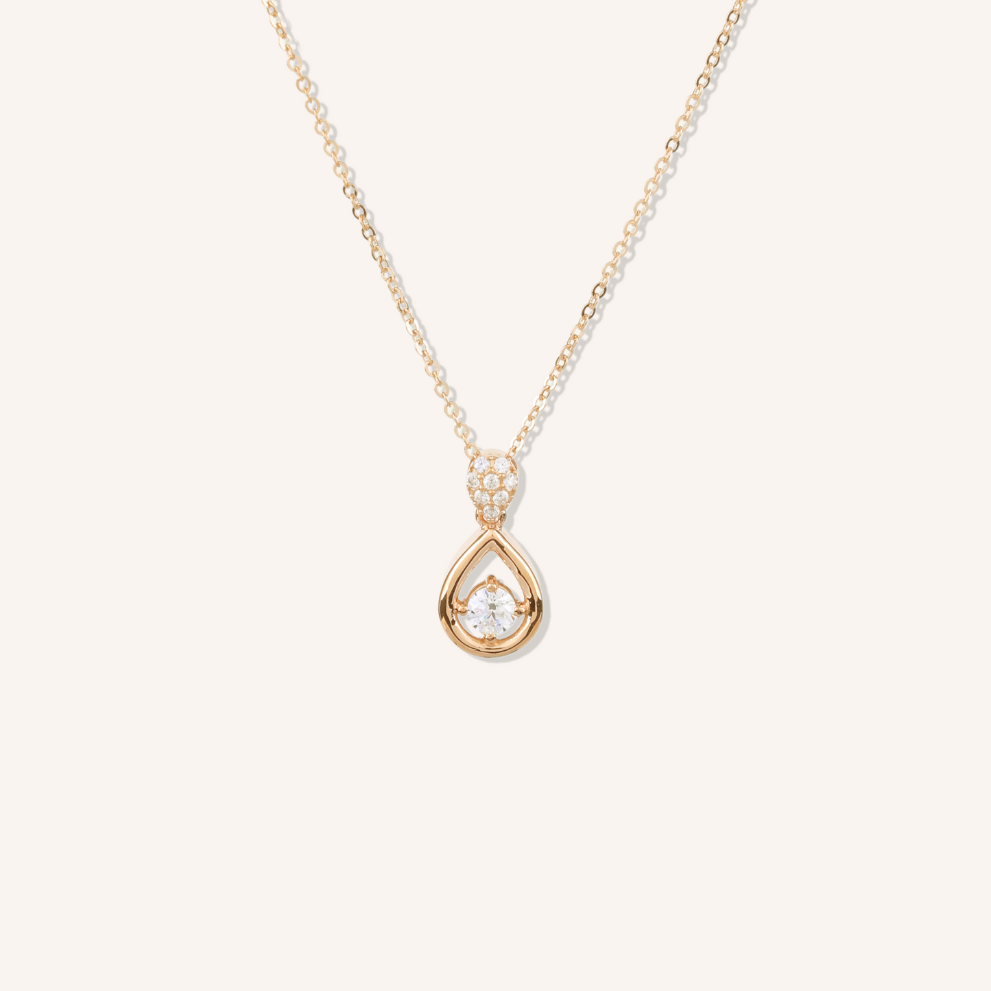 Radiant Drop Necklace