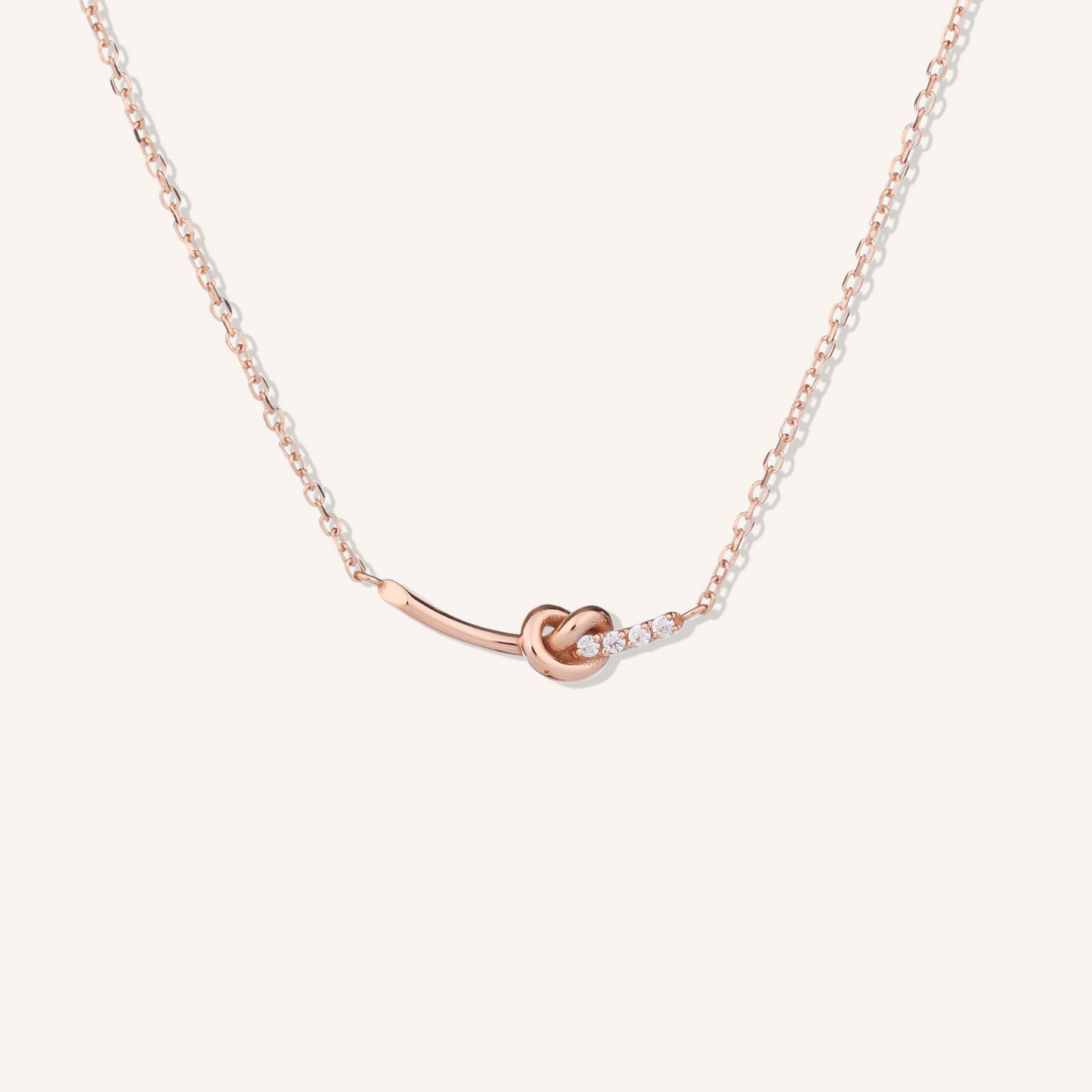 Heart Pretzel Necklace