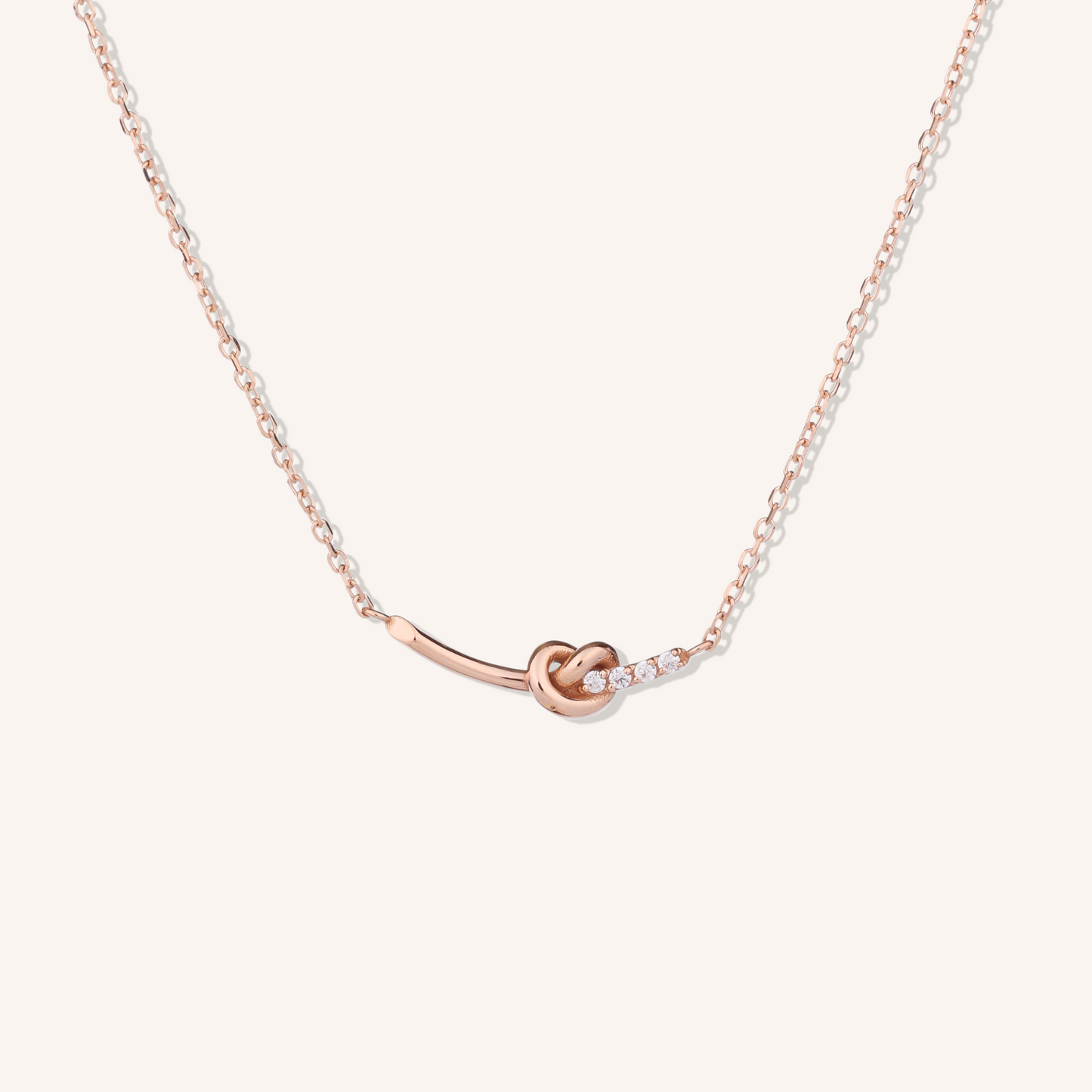 Heart Pretzel Necklace