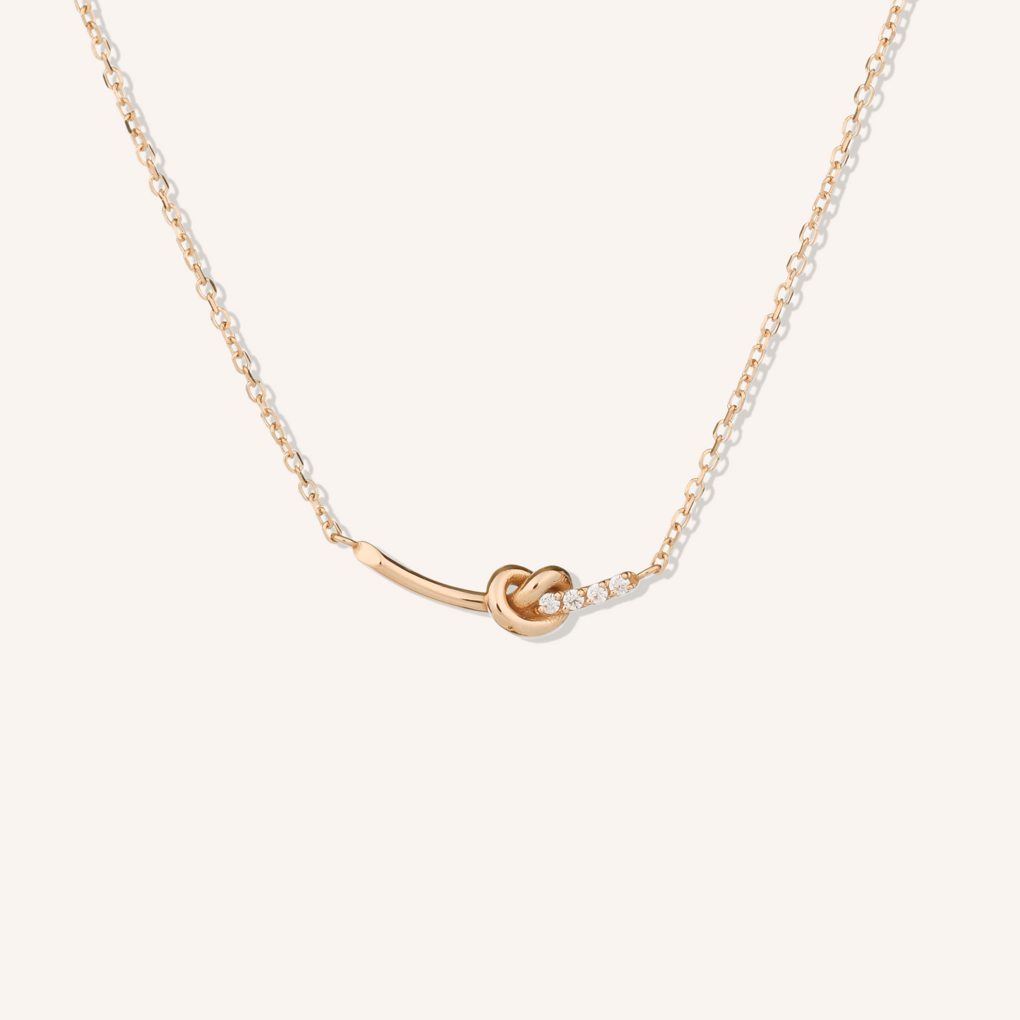 Heart Pretzel Necklace