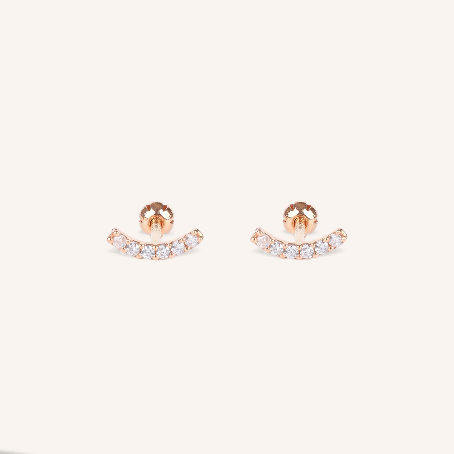 Arc Stud Earrings