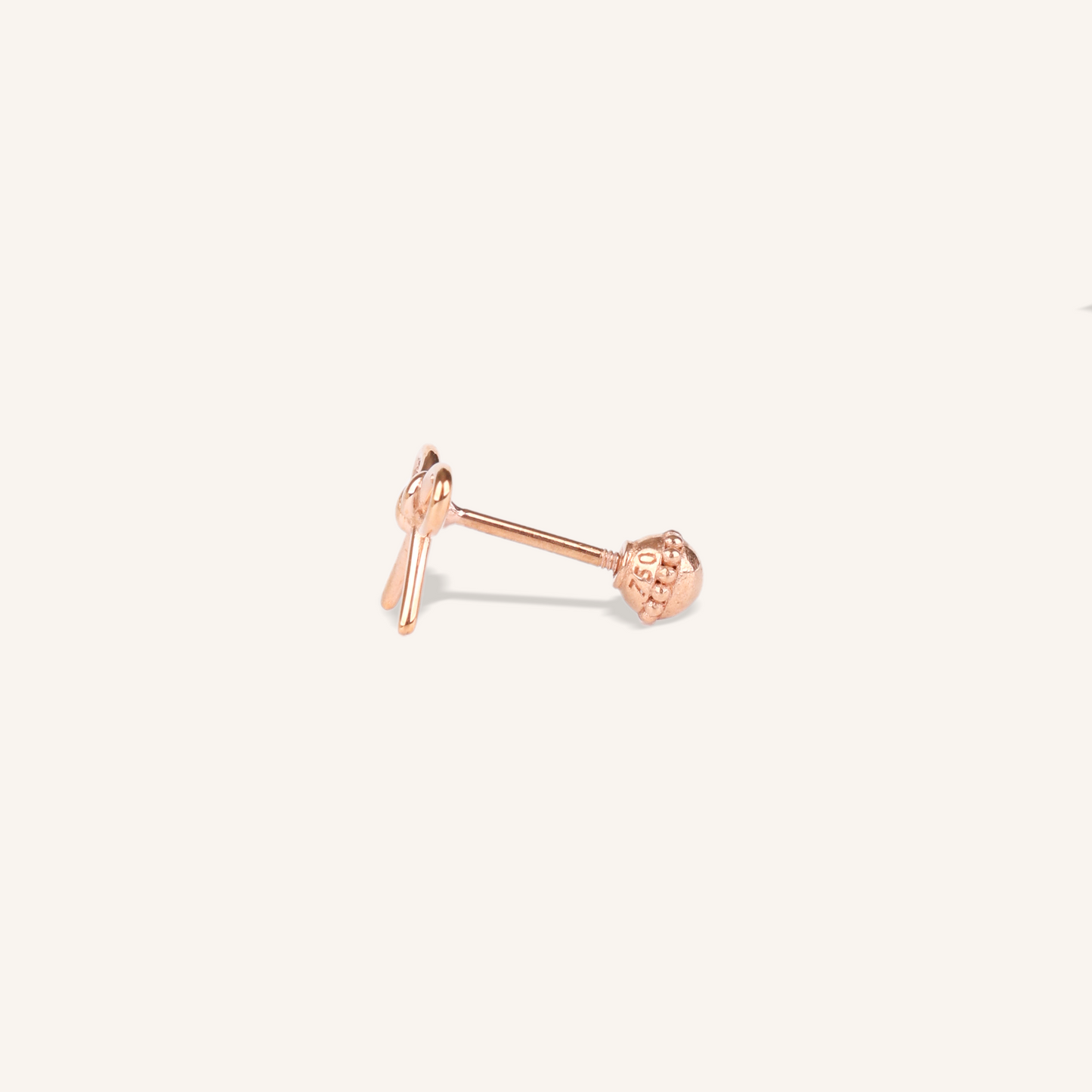 Ribbon Stud Earrings
