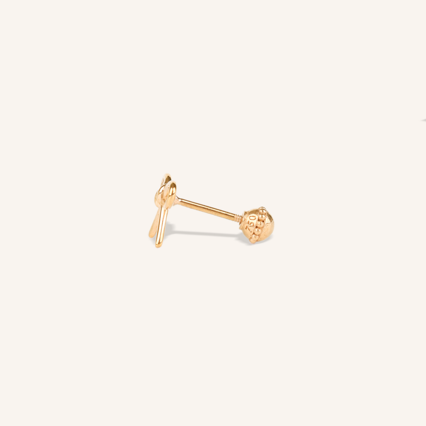Ribbon Stud Earrings