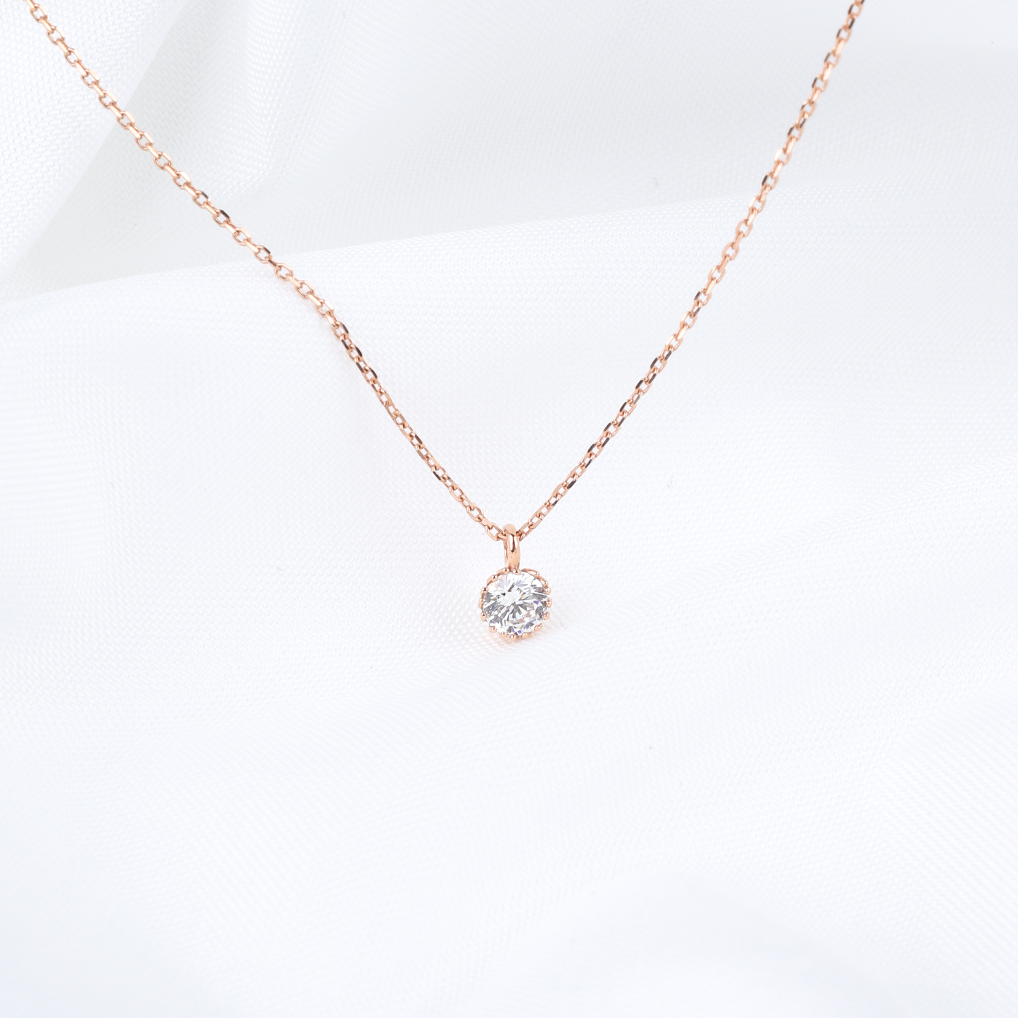 Classic Solitaire Necklace