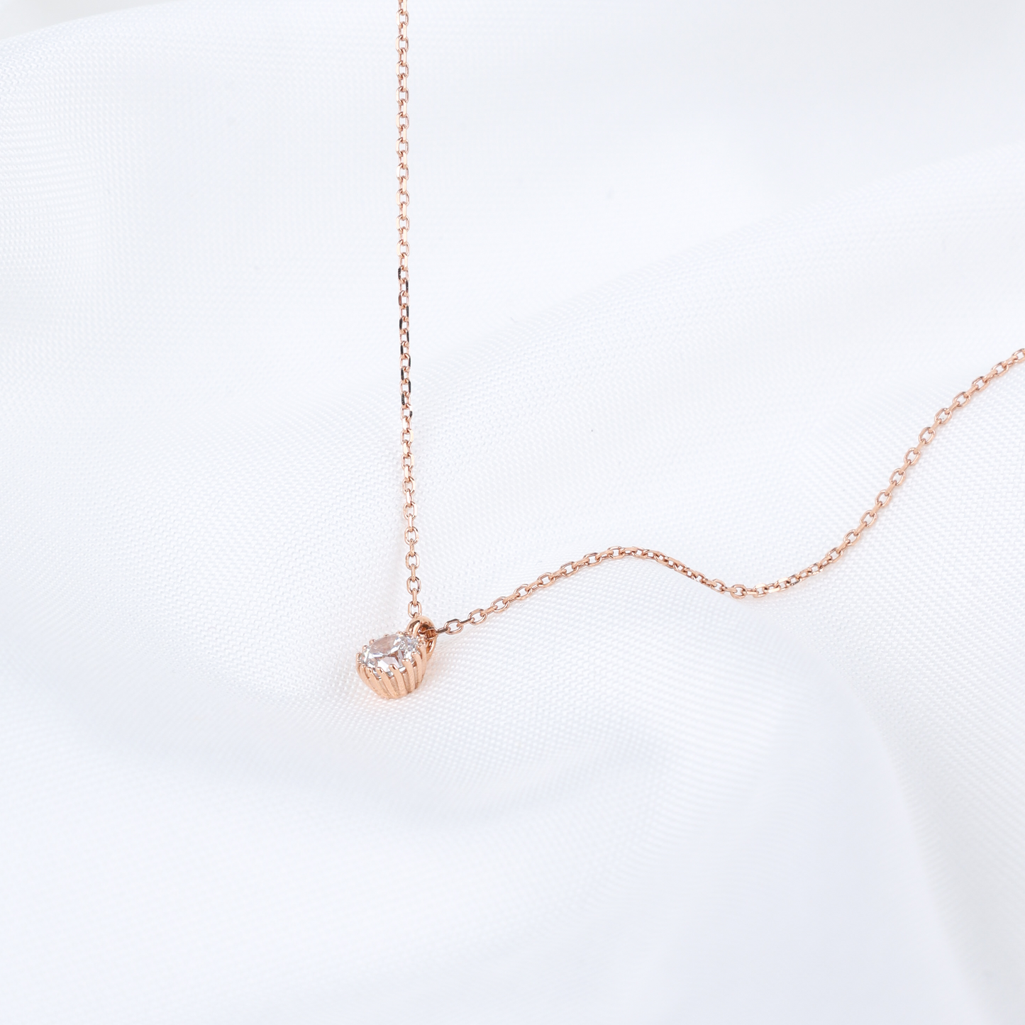 Classic Solitaire Necklace