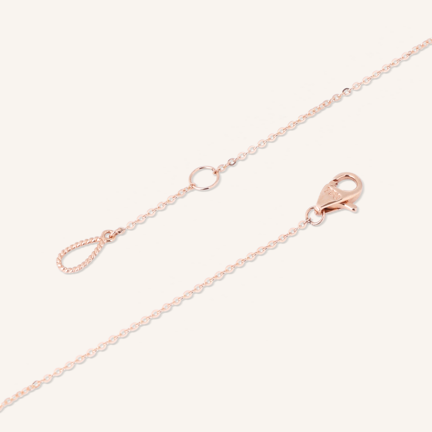 Dancing Stone Horseshoe Halo Necklace