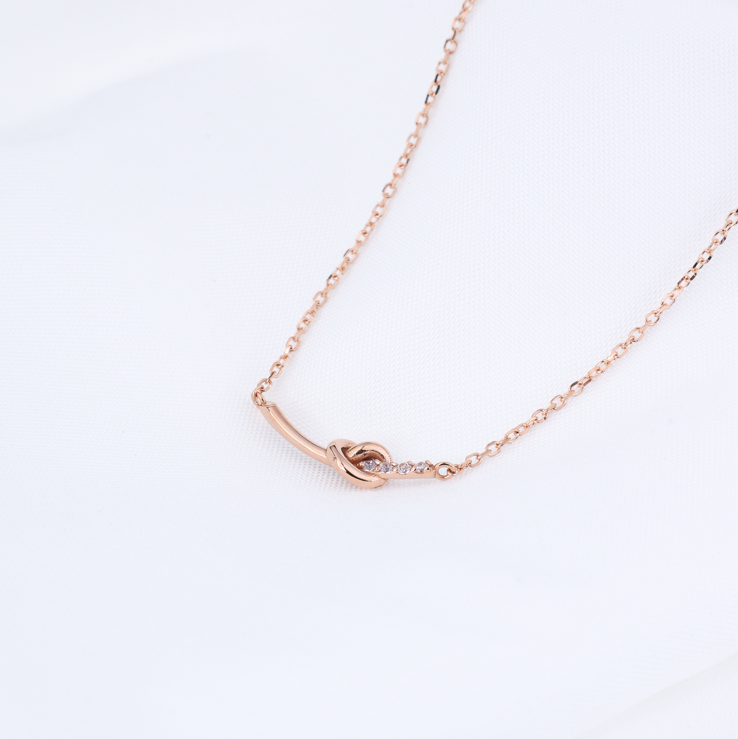 Heart Pretzel Necklace