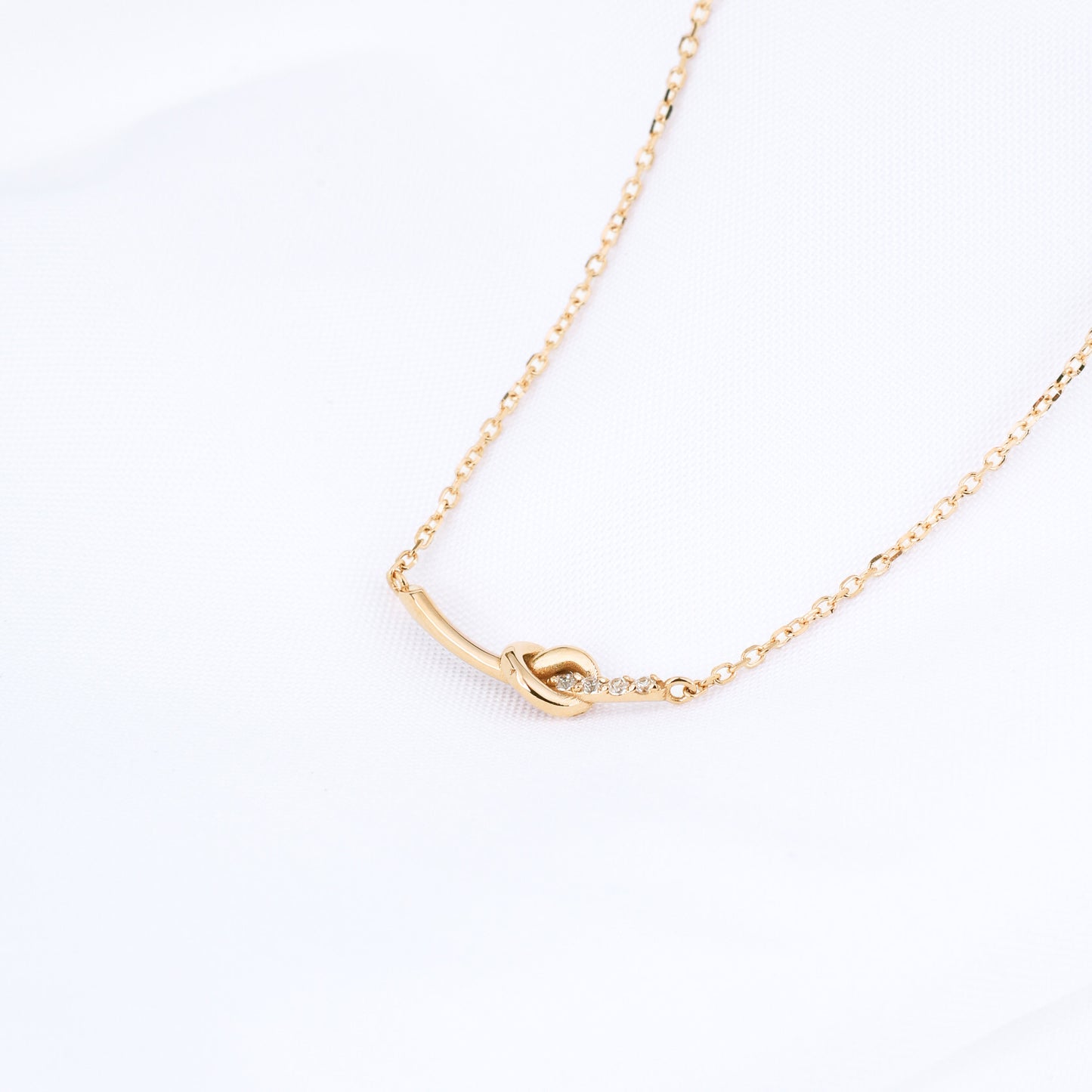Heart Pretzel Necklace