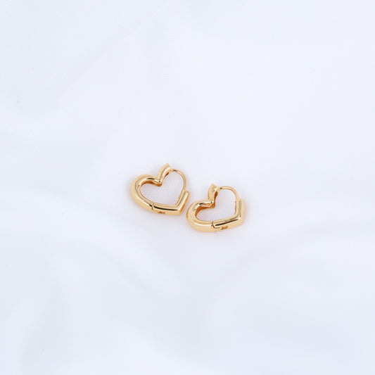 Heart Hoop Earrings