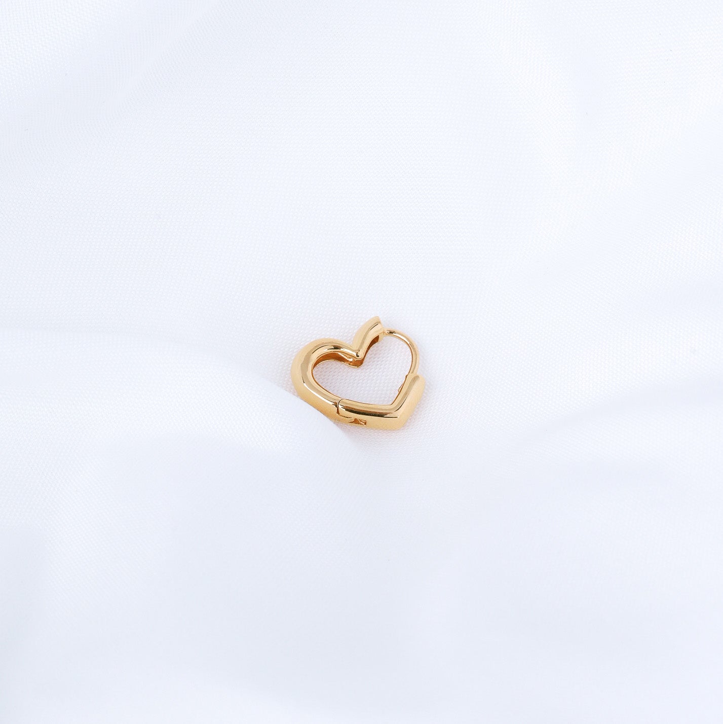 Heart Hoop Earrings