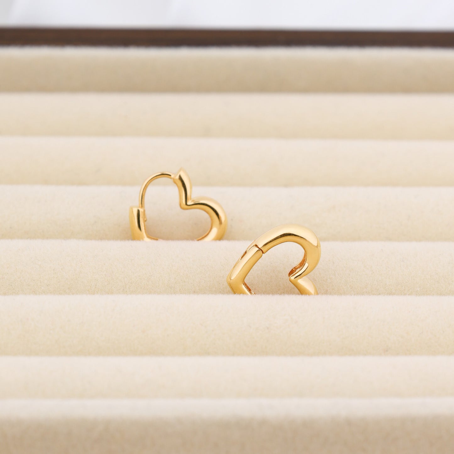 Heart Hoop Earrings