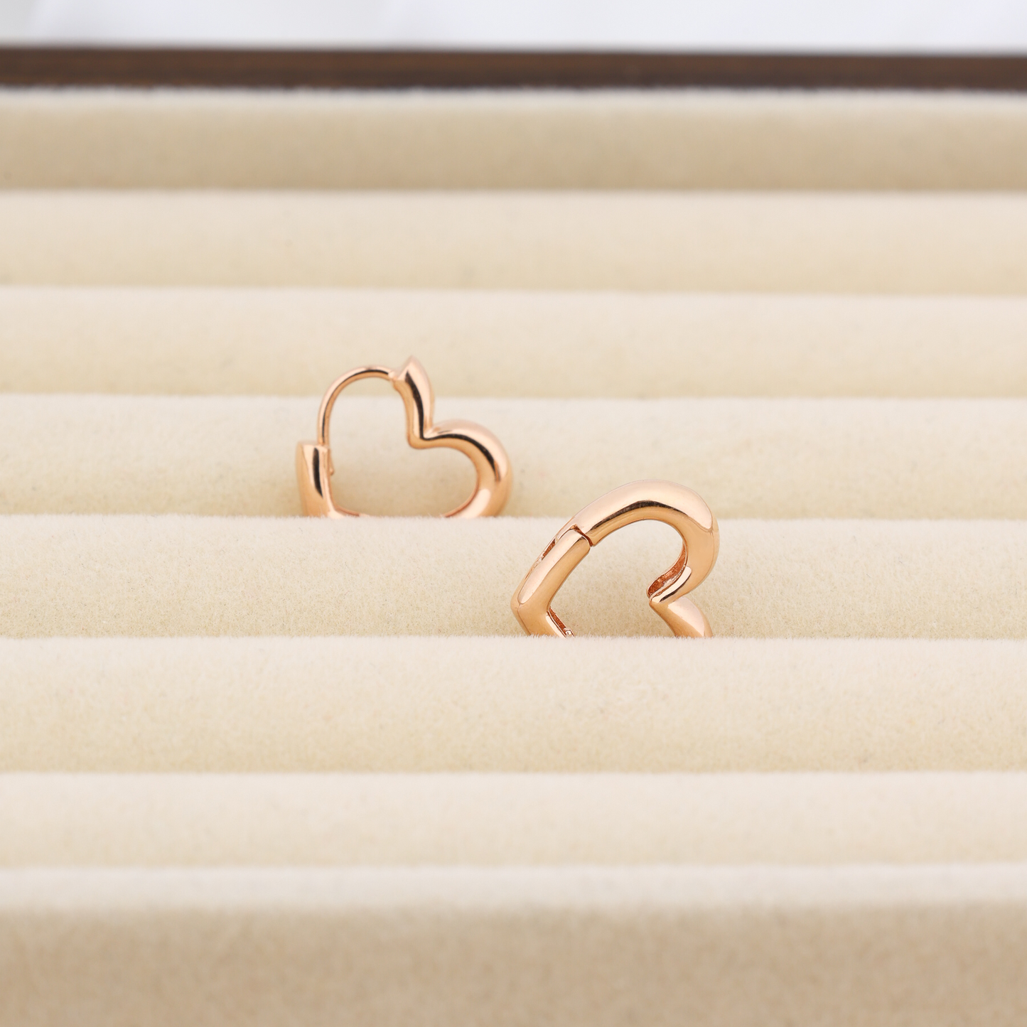 Heart Hoop Earrings