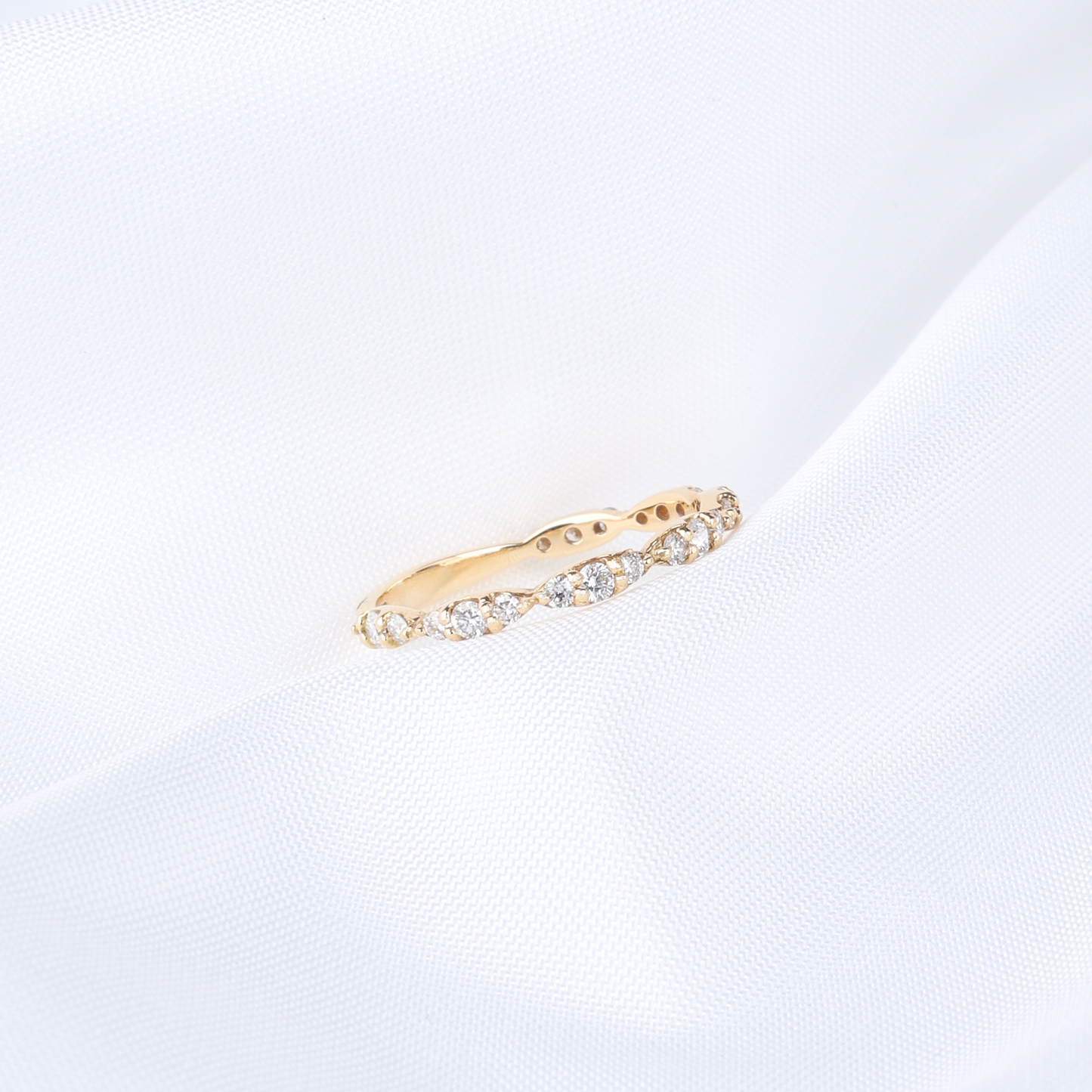 Lab Grown Diamond Marquise Half Eternity Band