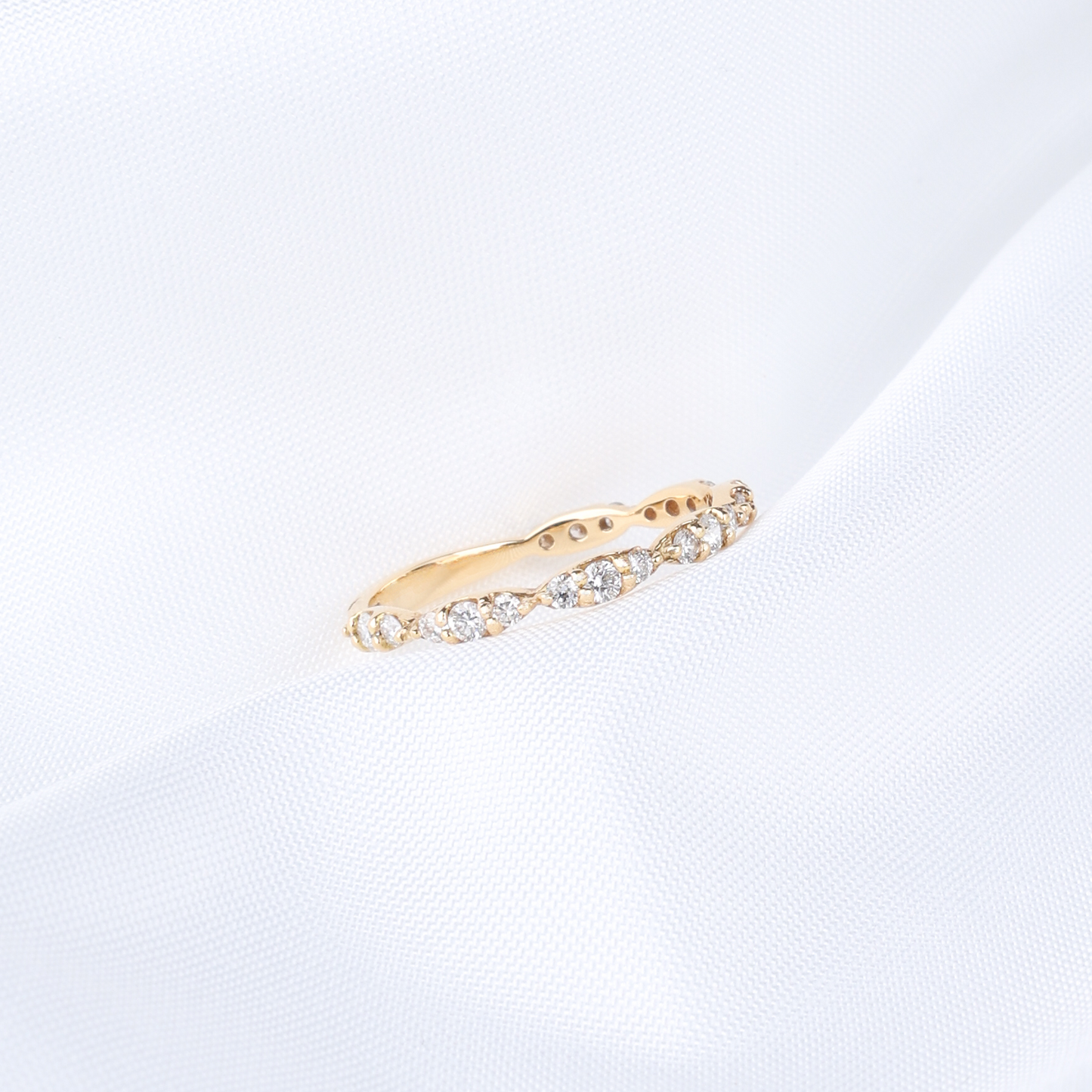 Lab Grown Diamond Marquise Half Eternity Band