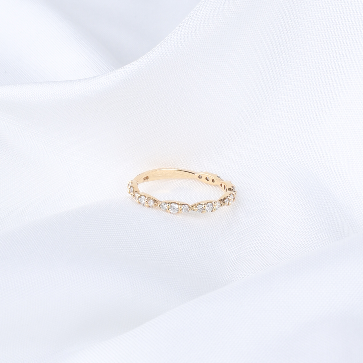 Lab Grown Diamond Marquise Half Eternity Band