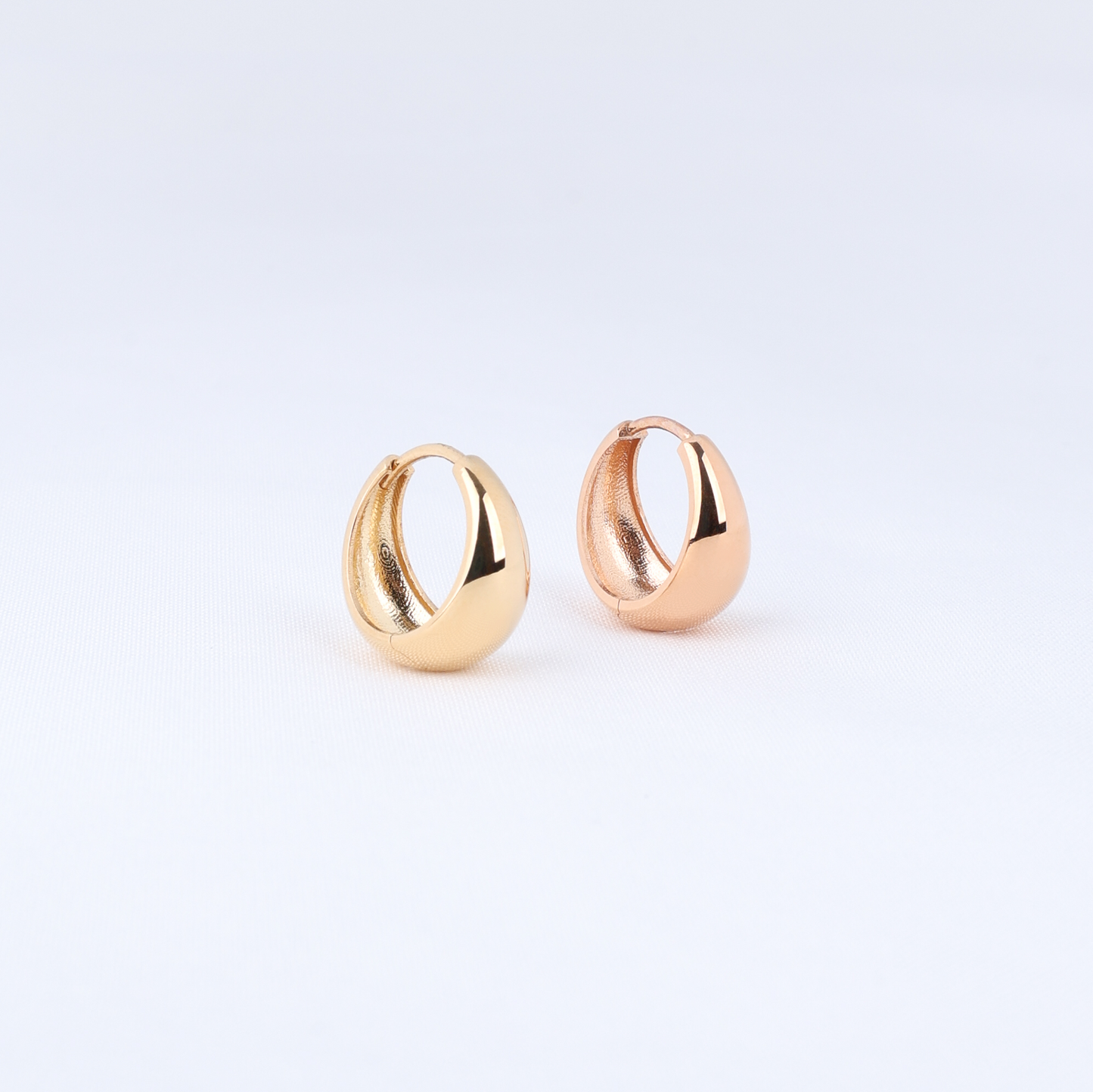 Tapered Hoop Earrings