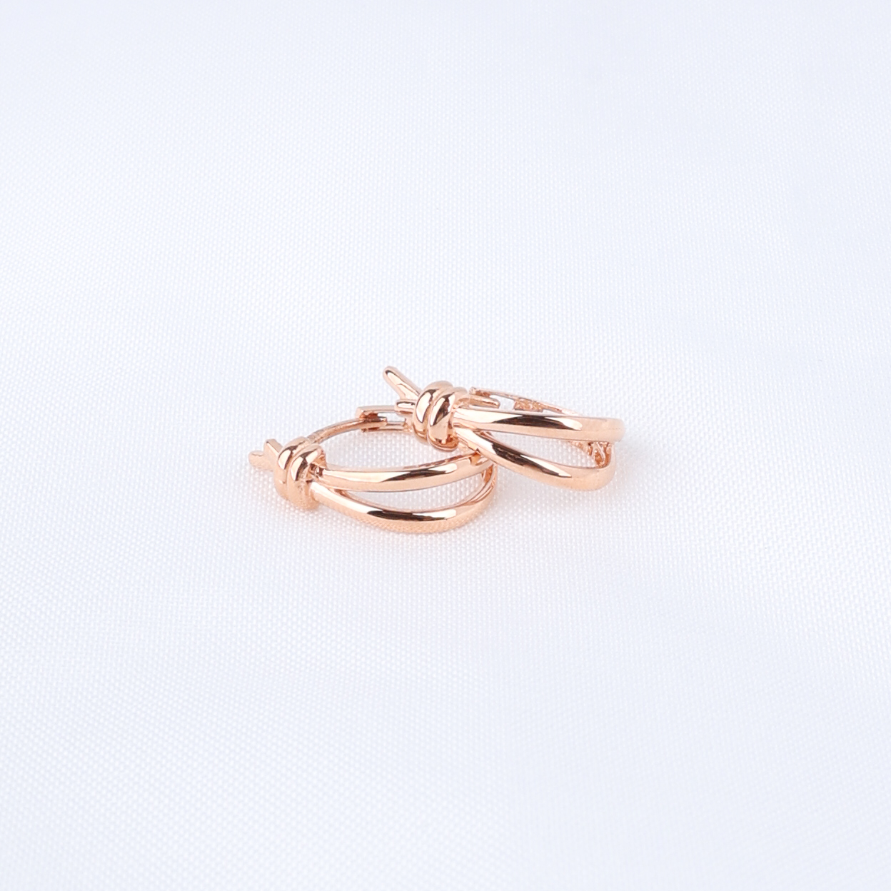 Knot Hoop Earrings