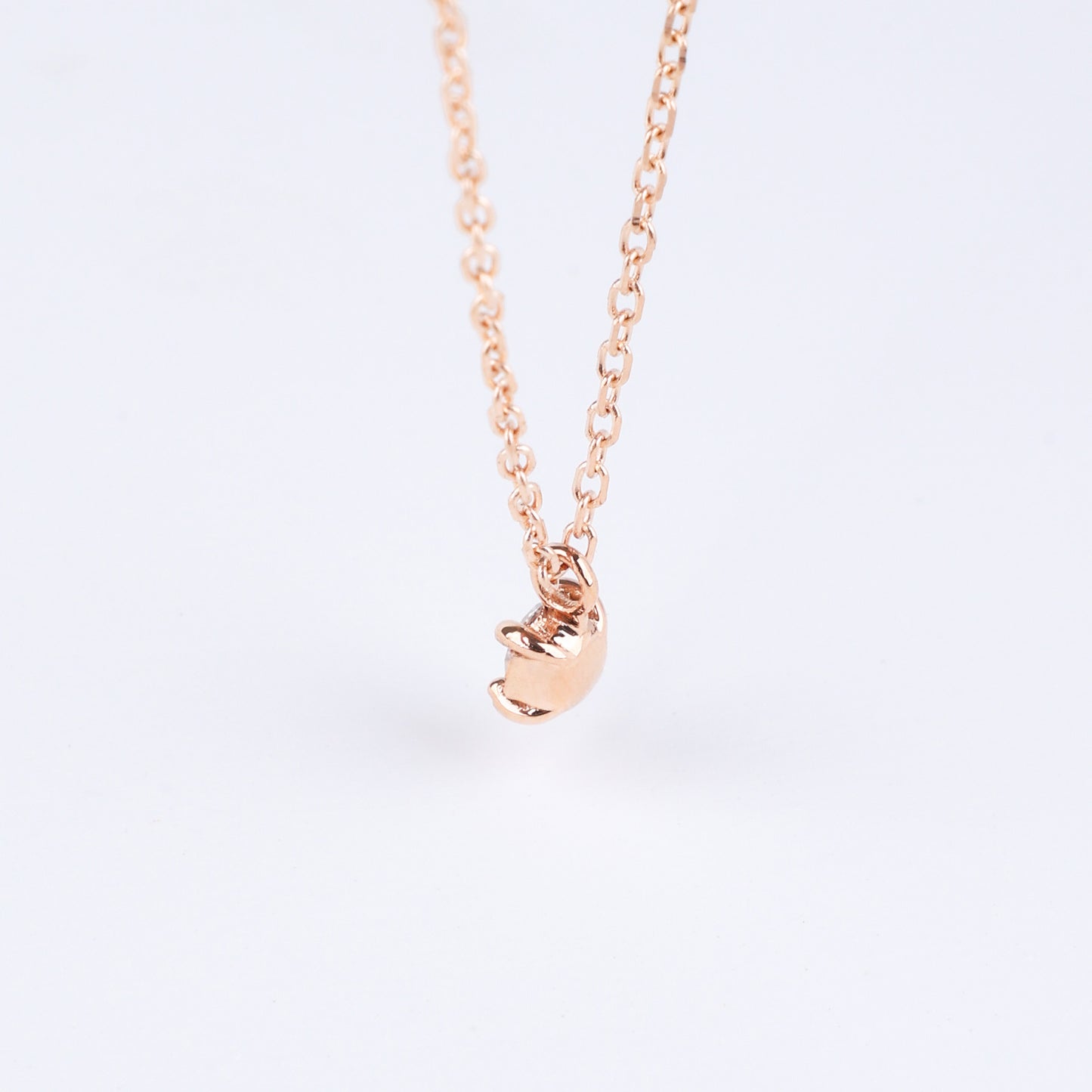 Four Prong Lab Grown Diamond Solitaire Necklace