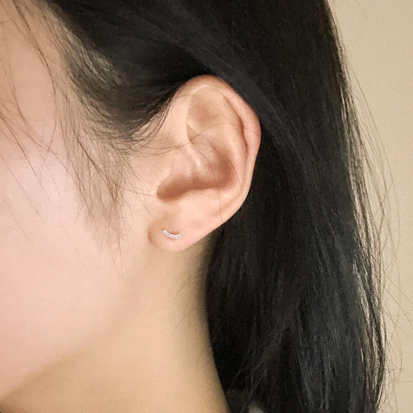 Arc Stud Earrings