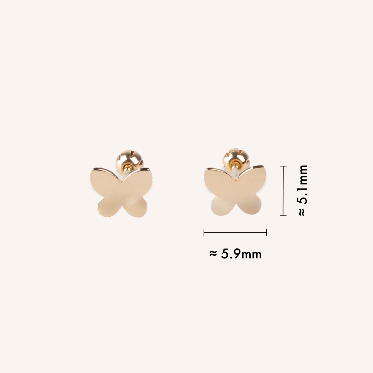 Butterfly Stud Earrings