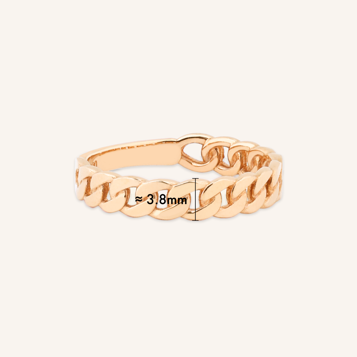 Chain Link Band Ring