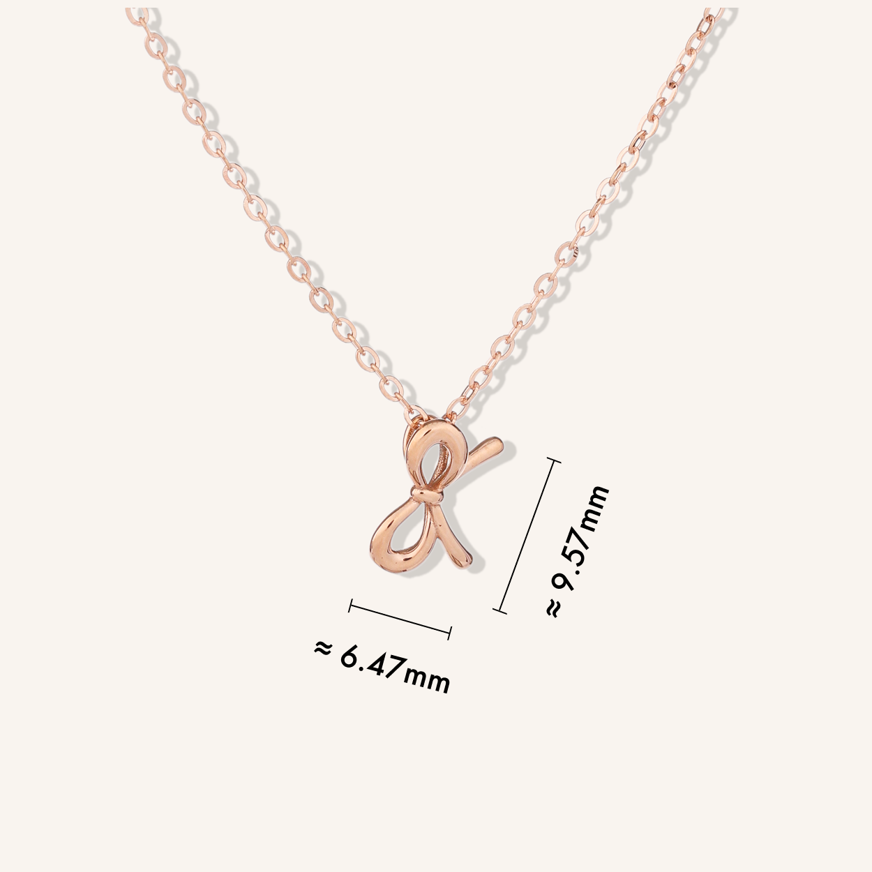 Golden Ribbon Necklace