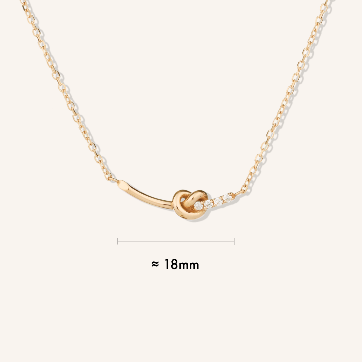 Heart Pretzel Necklace