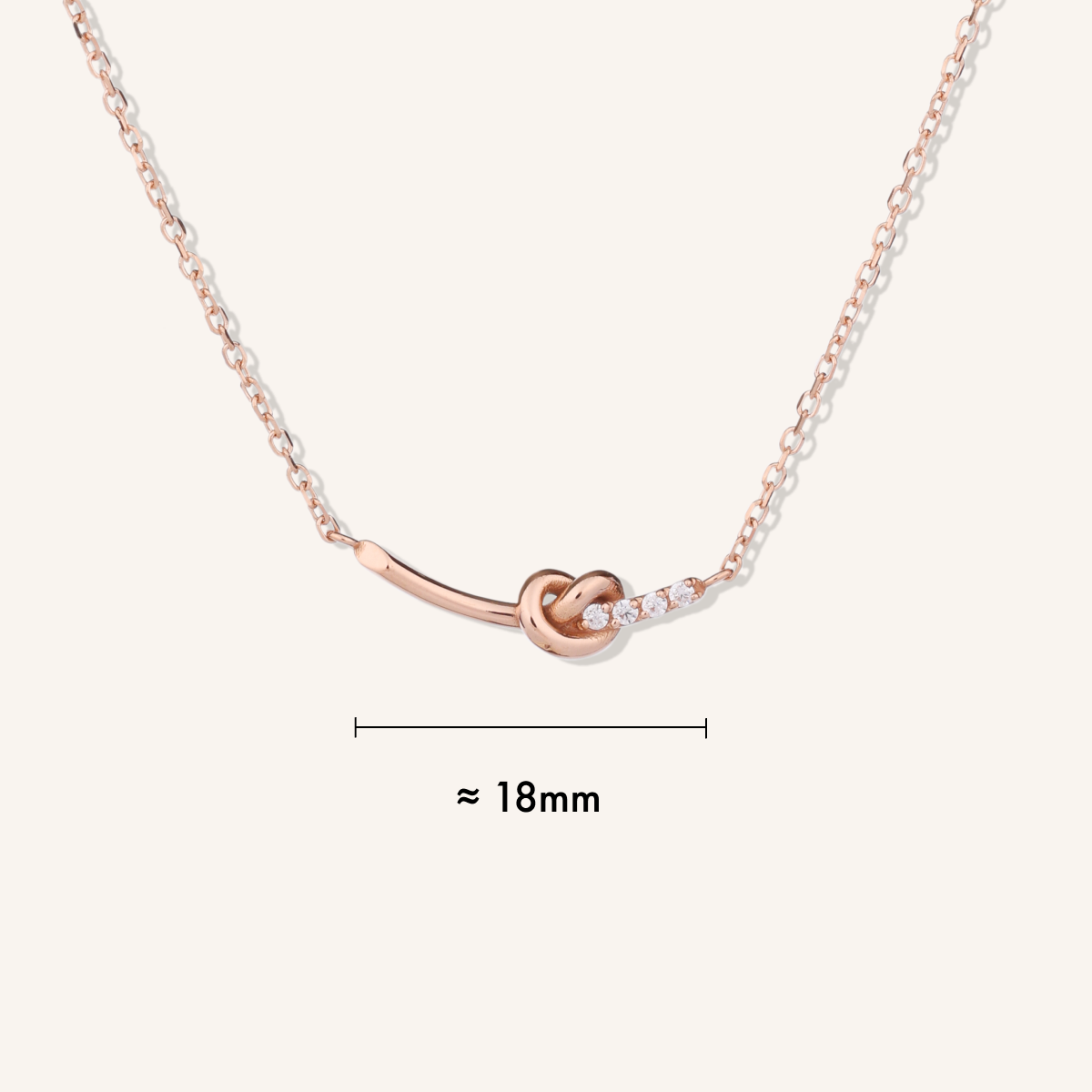 Heart Pretzel Necklace