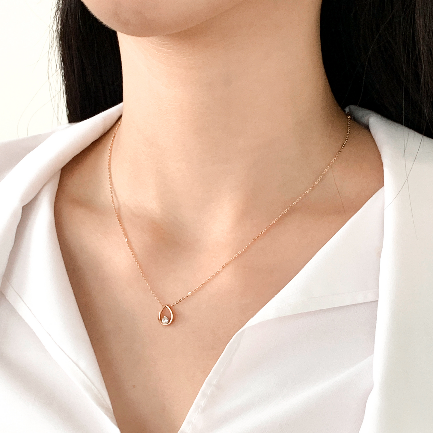 Luminous Drop Necklace