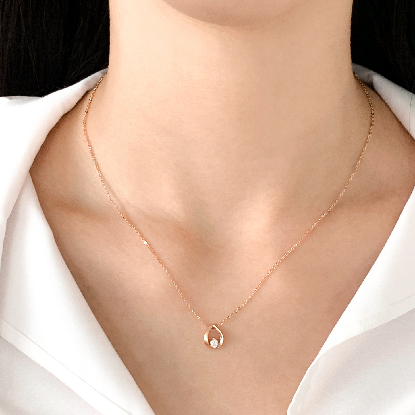 Luminous Drop Necklace