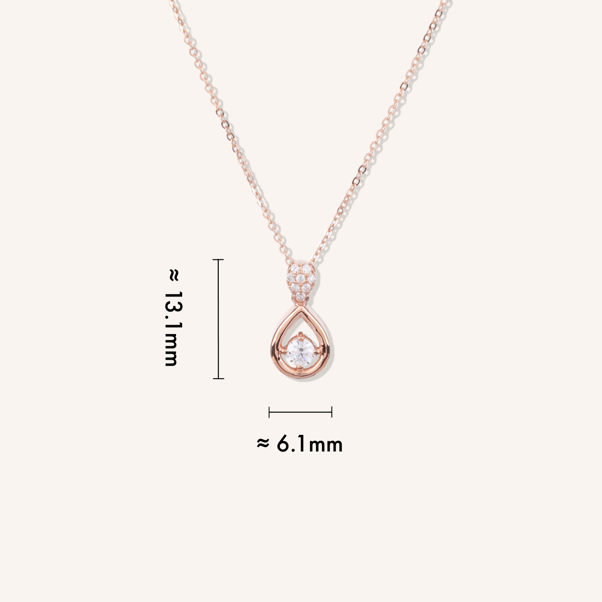 Radiant Drop Necklace