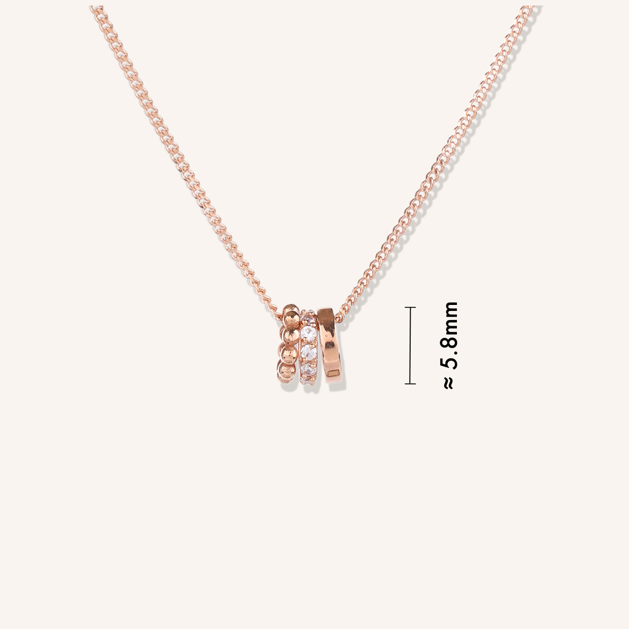 Trio Gleam Necklace