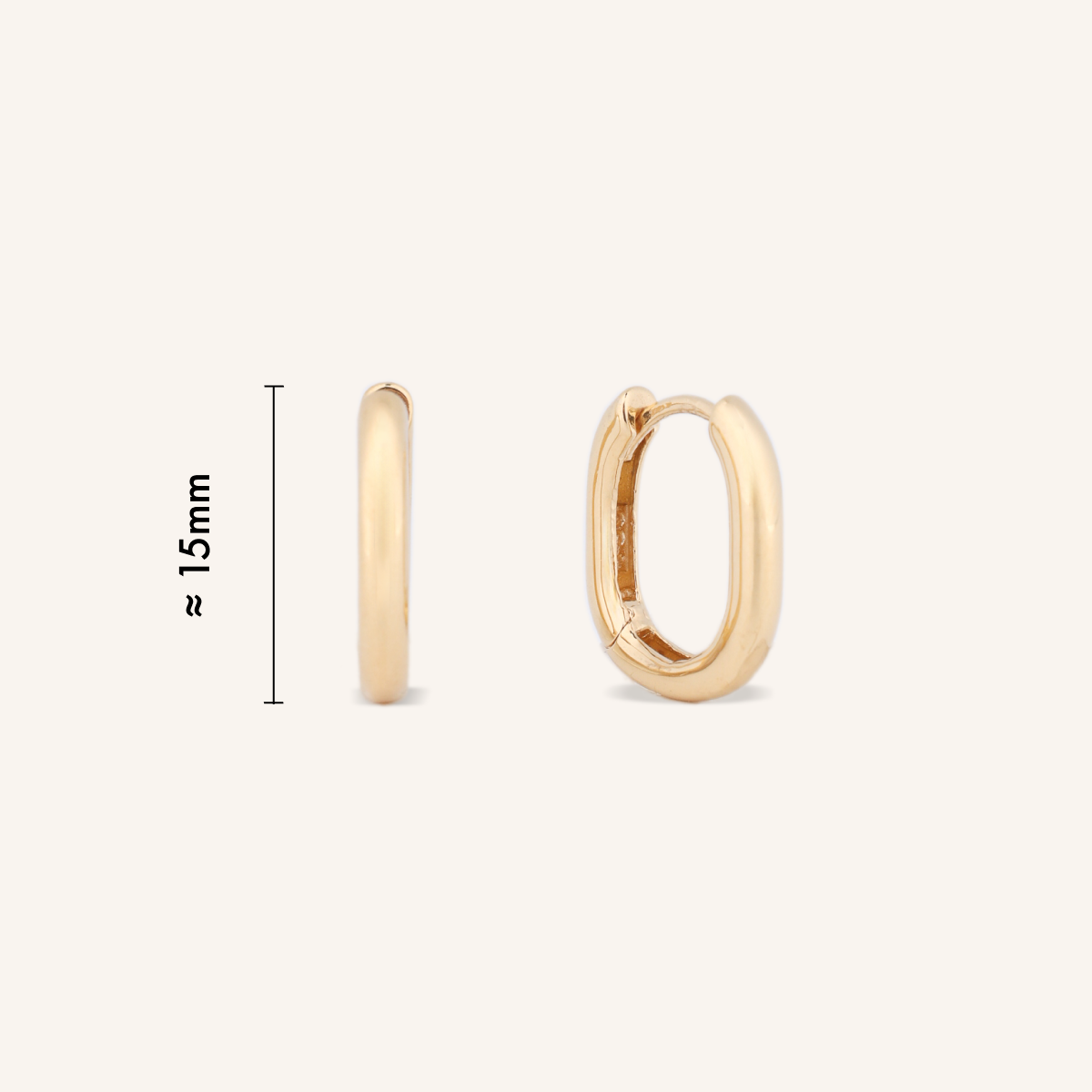 U Hoop Earrings