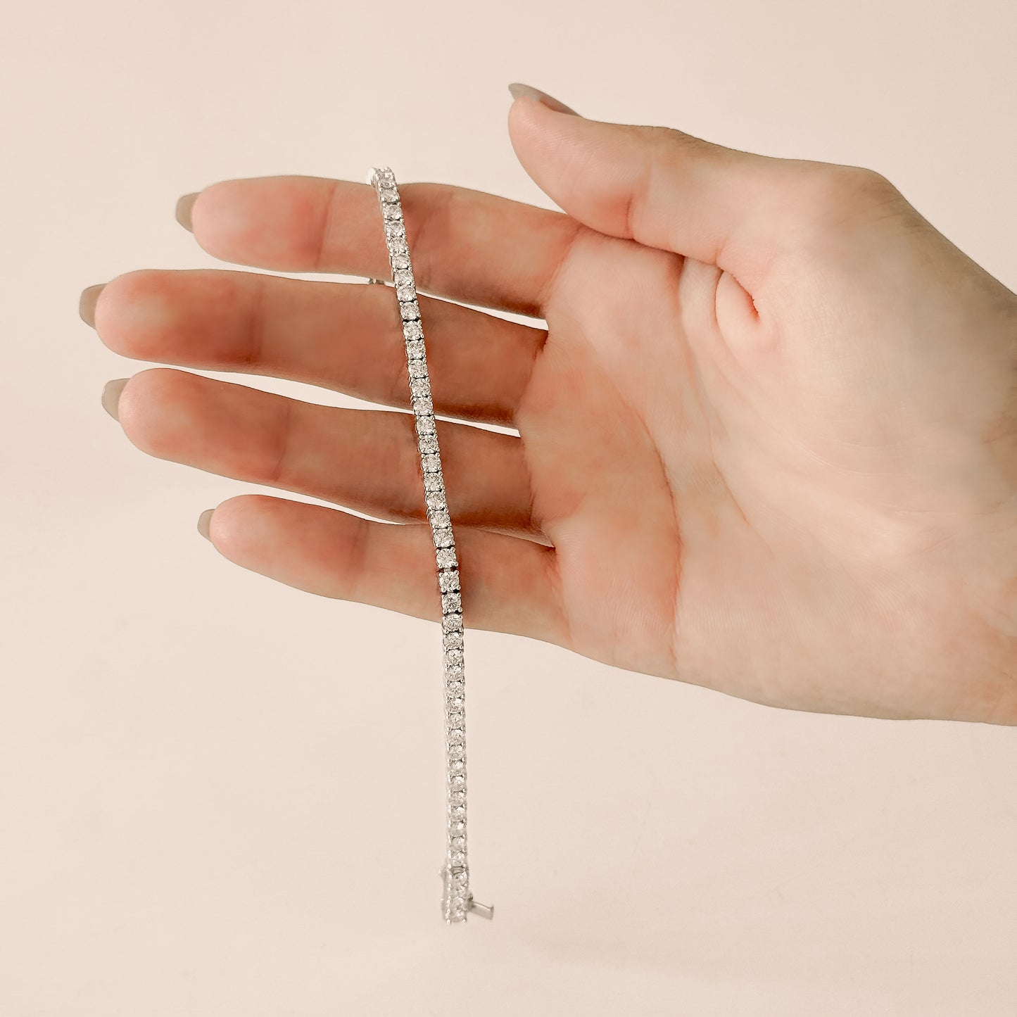 Lab Grown Diamond Tennis Bracelet, 3mm