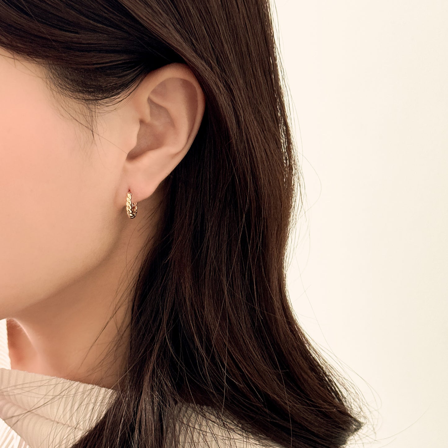 Brioche Hoop Earrings