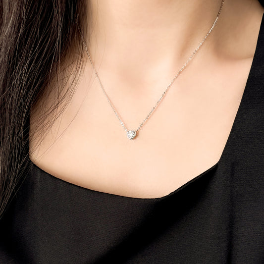 Heart Halo Necklace