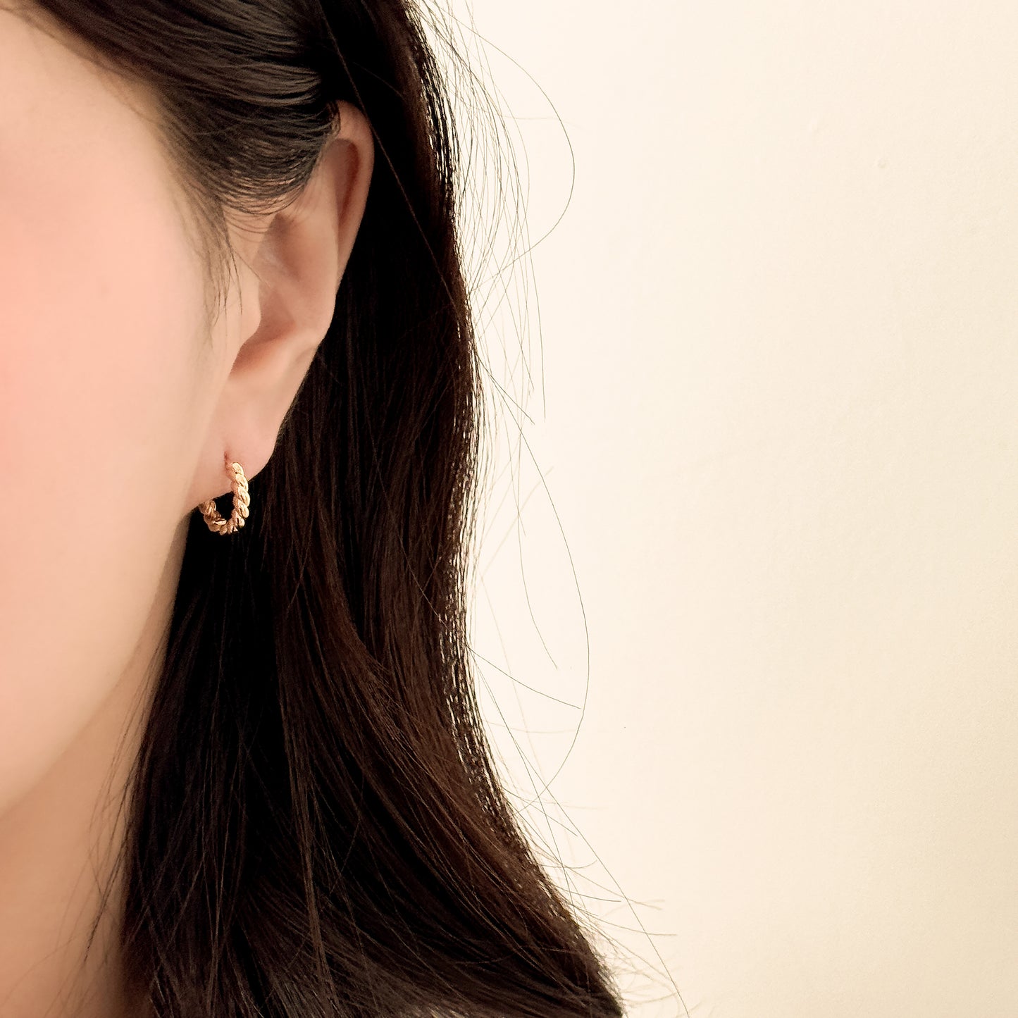 Brioche Hoop Earrings